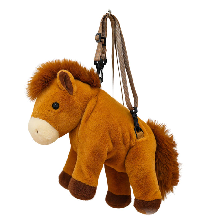 Plush Horse-Themed Backpack Stornfield