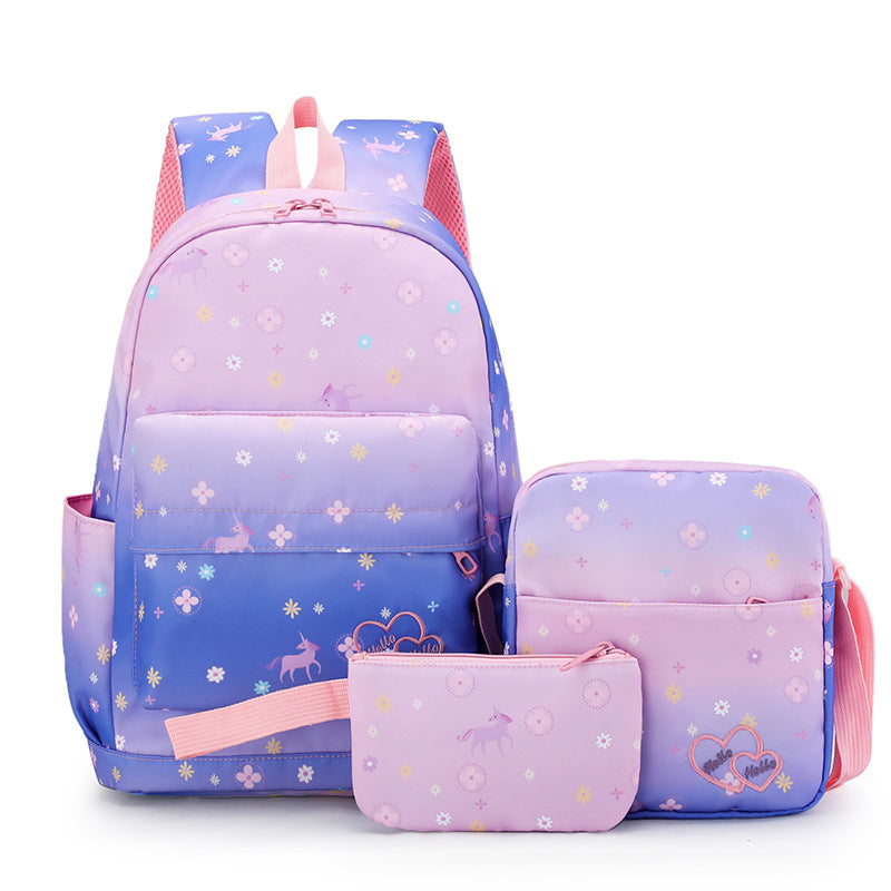 Cute Multi-Pocket School Backpack Set Stornfield