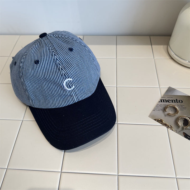 Men's Classic Striped Baseball Cap Stornfield