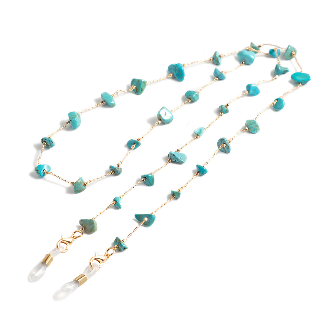 Delicate Gemstone Bead Eyewear Chain Stornfield