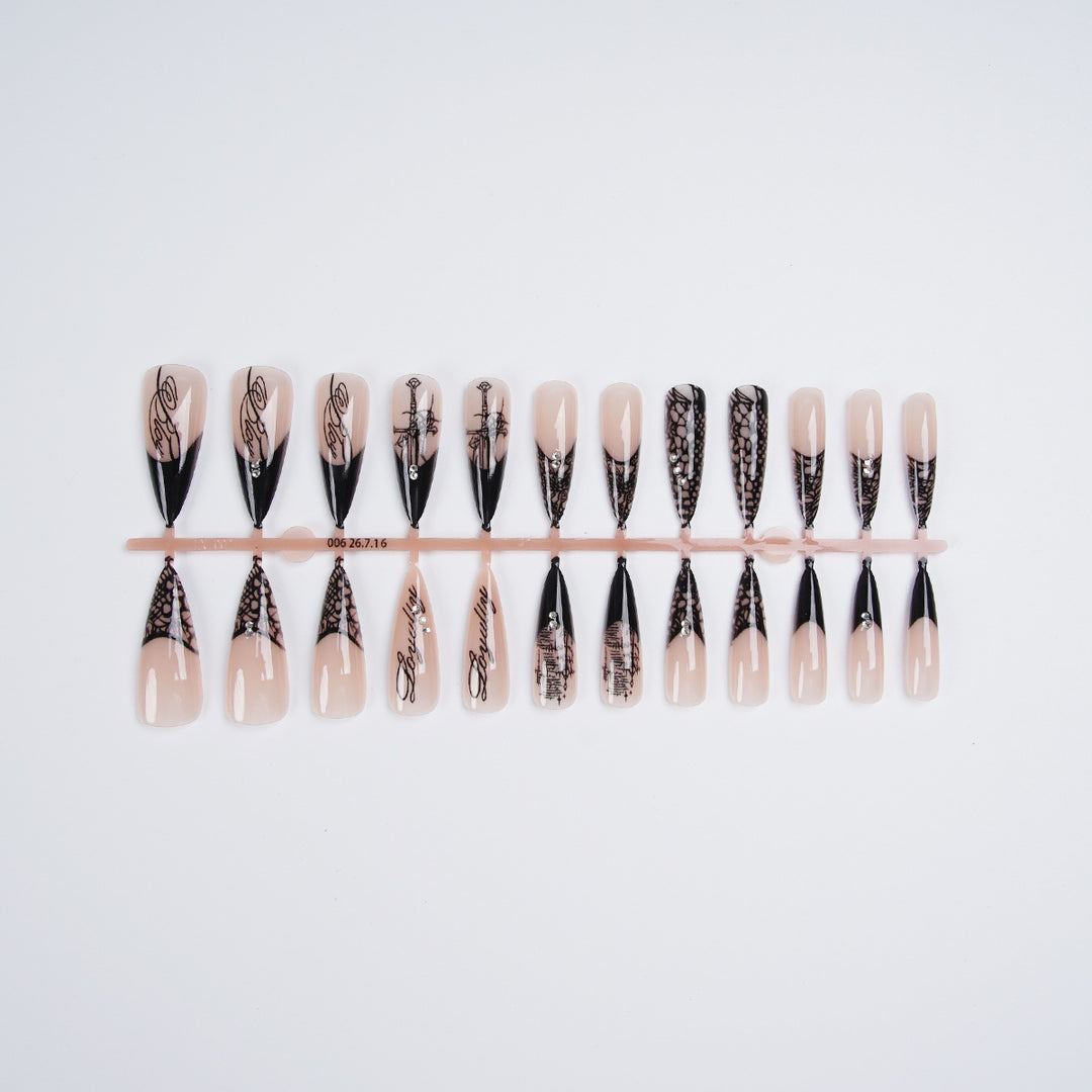 Luxury Artificial Nail Set Stornfield