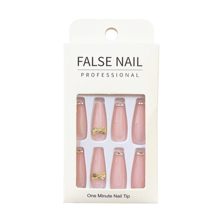 Glamorous artificial nails with sparkling accents Stornfield