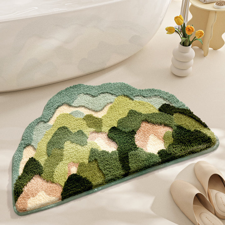 Cozy Camo Bath Mat for Bathroom