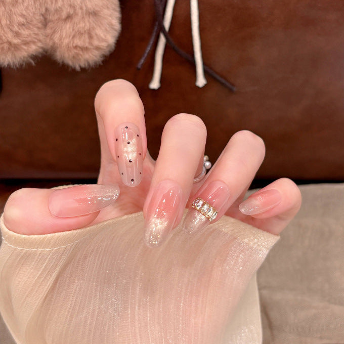 Decorative Glitter Ombre Press-On Nails Stornfield
