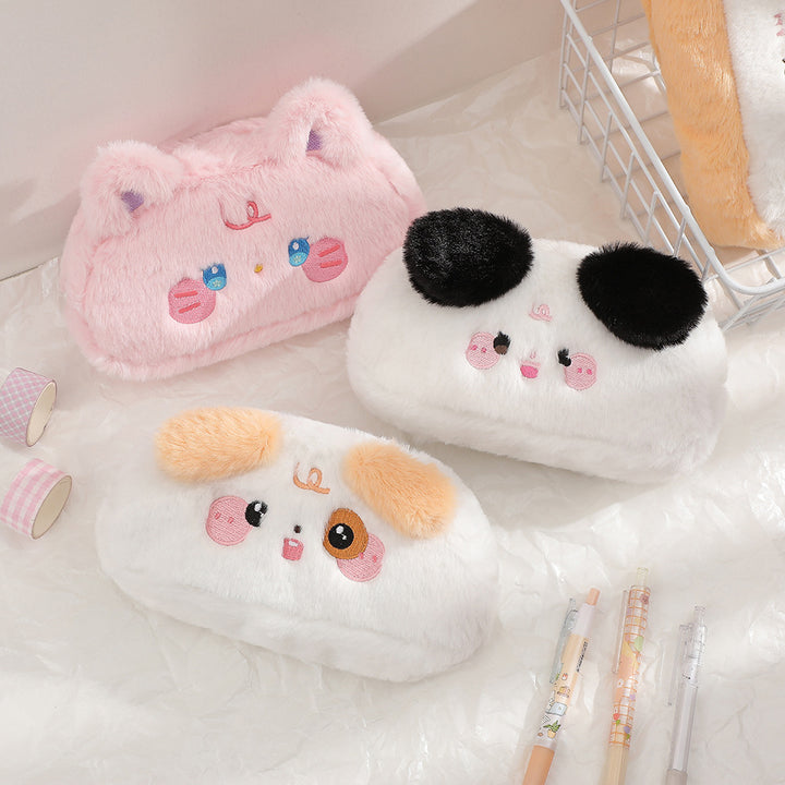 Cute Panda-Themed Plush Pencil Case Stornfield