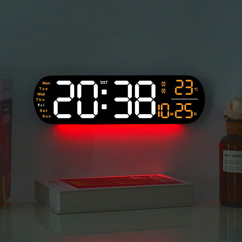 Digital LED alarm clock with large display and temperature display Stornfield