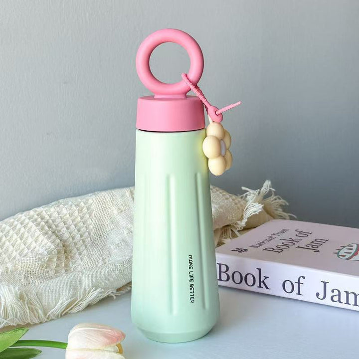 Ladies stylish water bottle with practical carry handle Stornfield