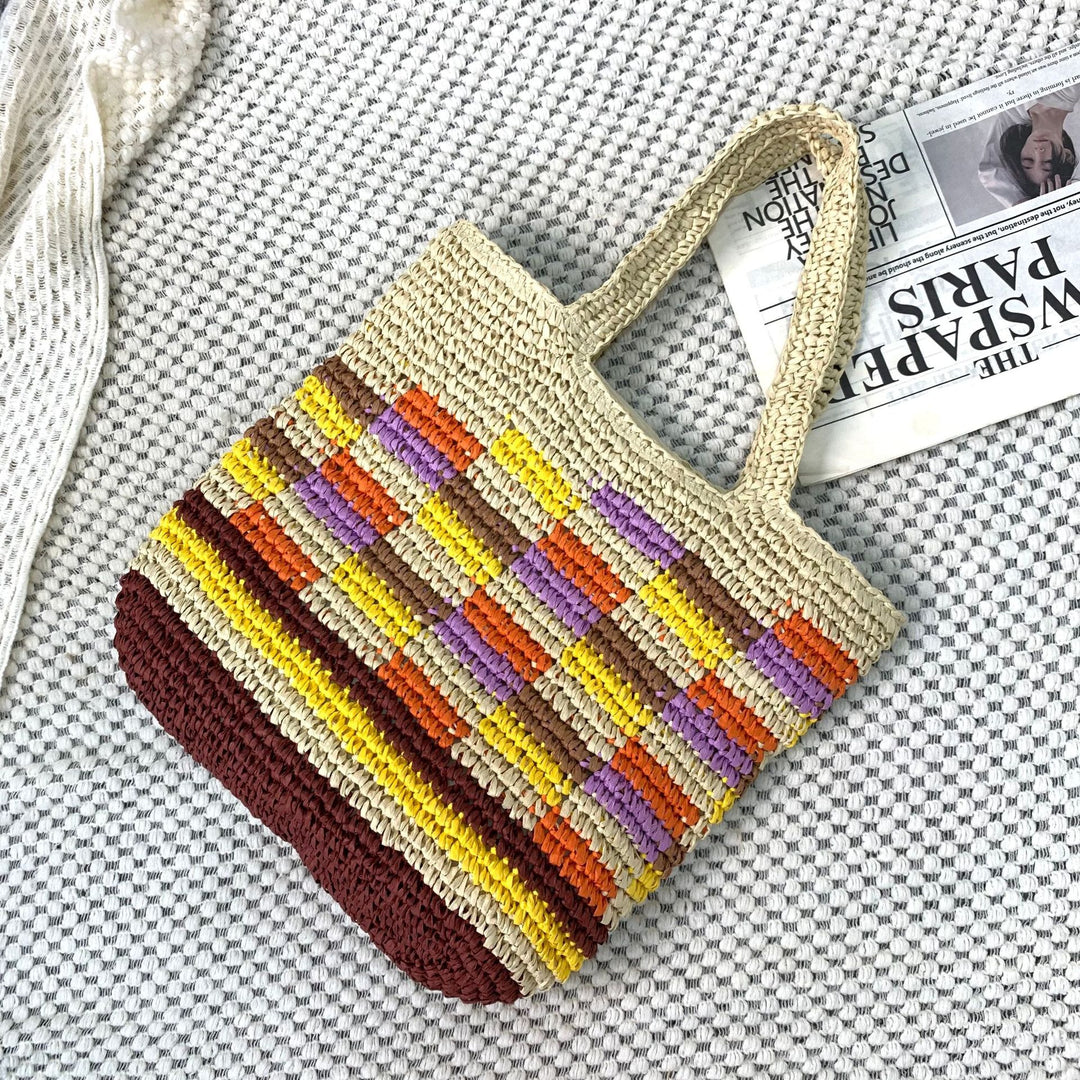 Hand-knotted summer tote Stornfield