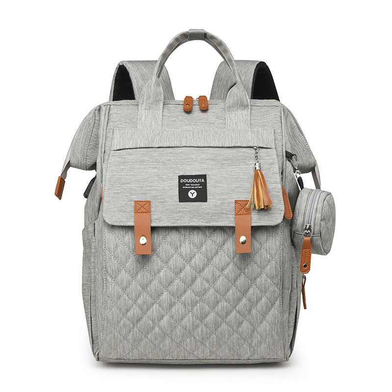 Multi-Functional Quilted Travel Backpack Stornfield