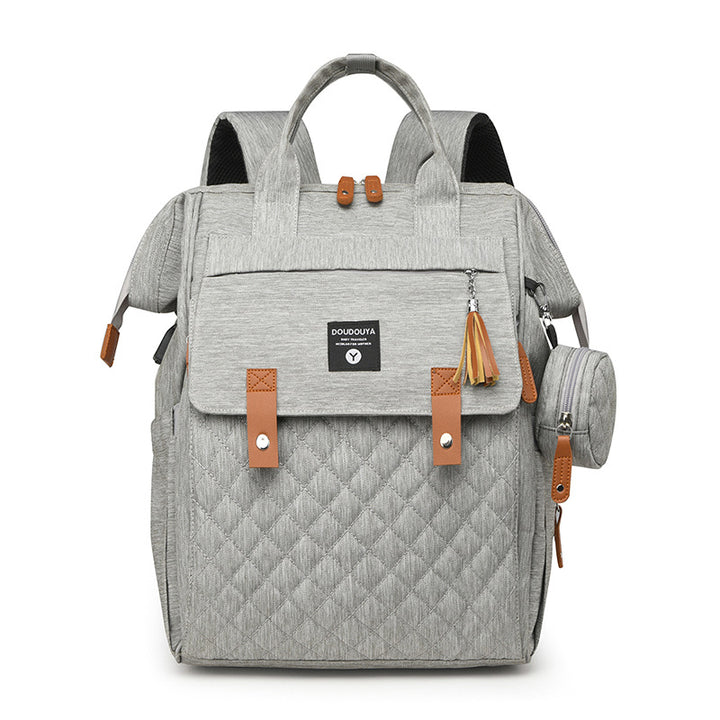 Multi-Functional Quilted Travel Backpack Stornfield