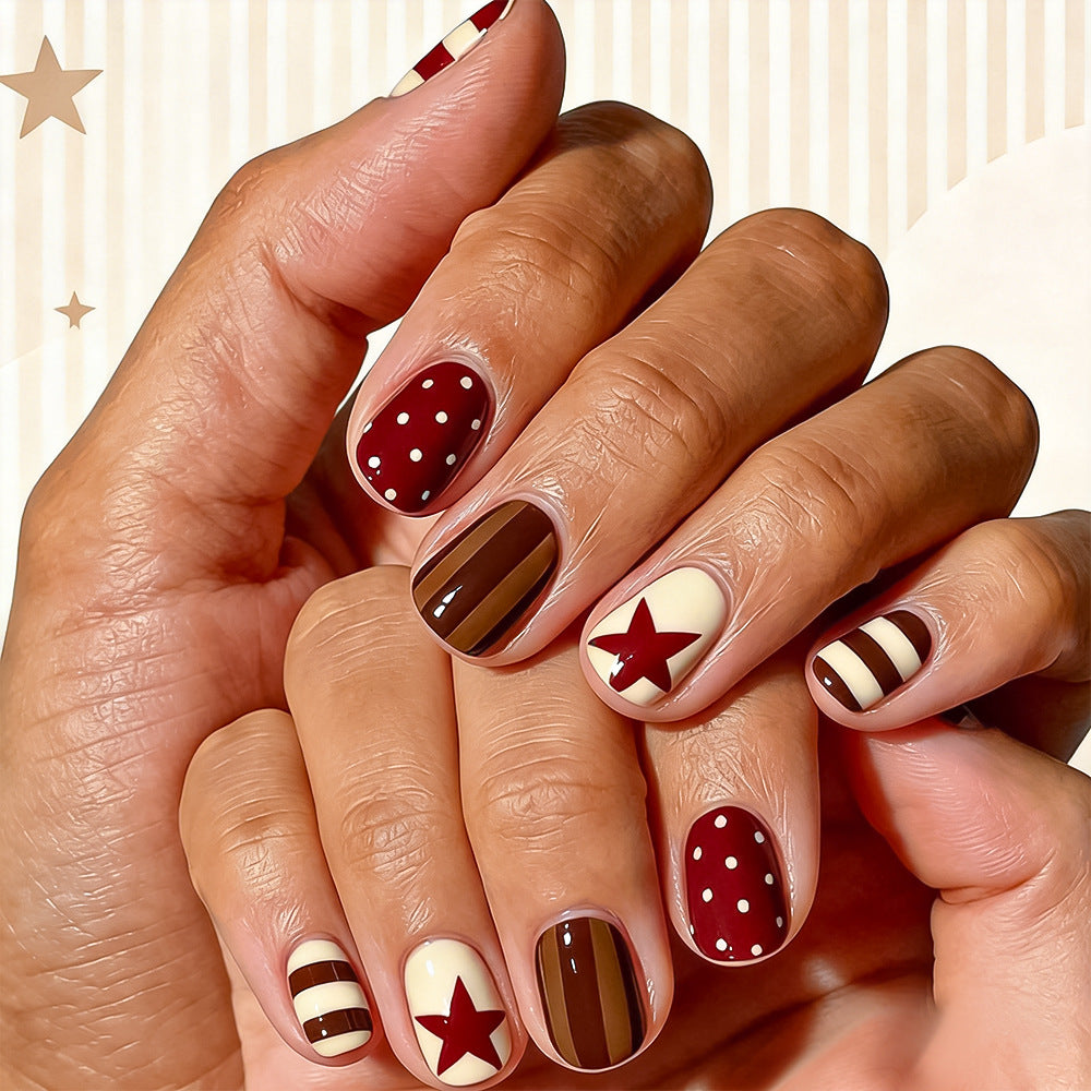 Festive Geometric Nail Art Set Stornfield