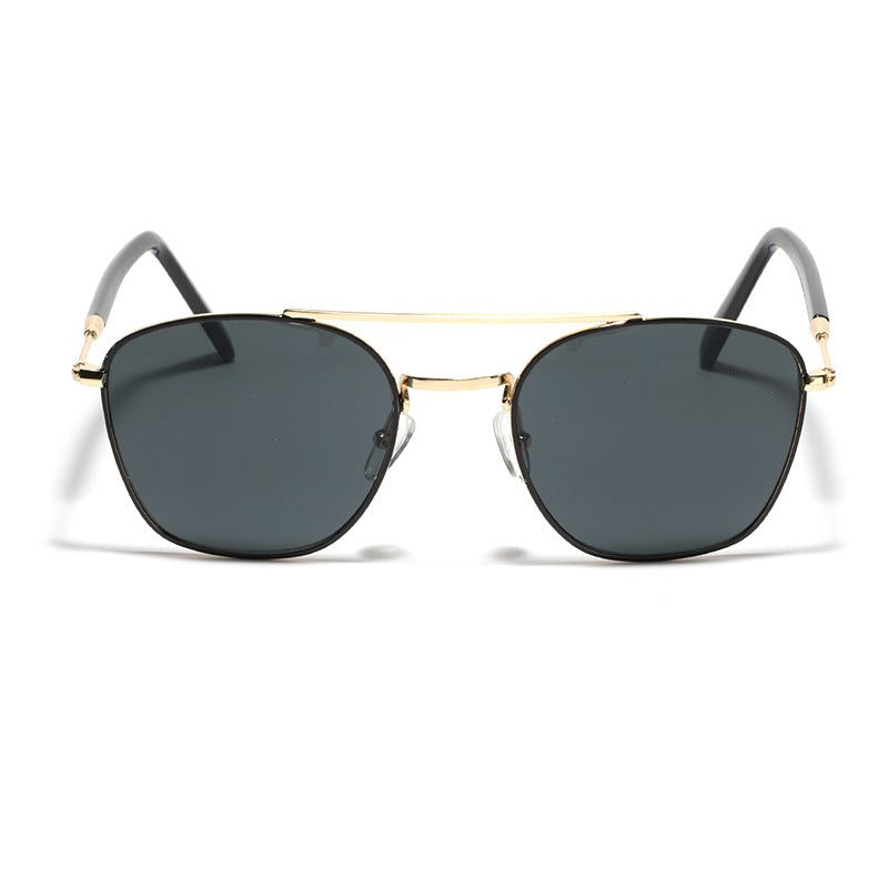 Women's fashionable square sunglasses with luxurious metal frame Stornfield
