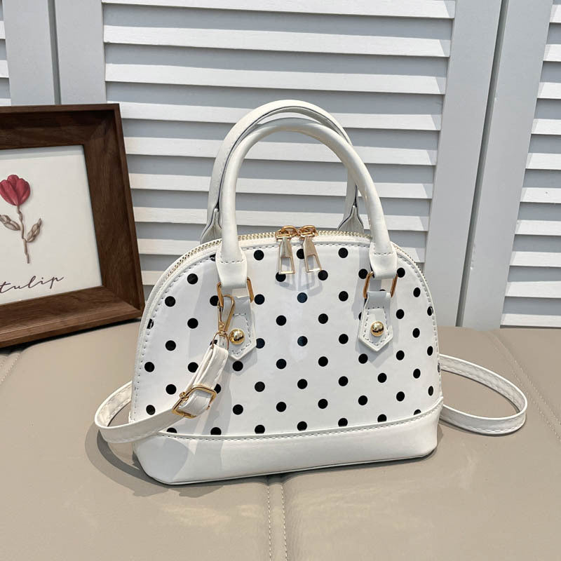 Polka Dot Handheld Satchel