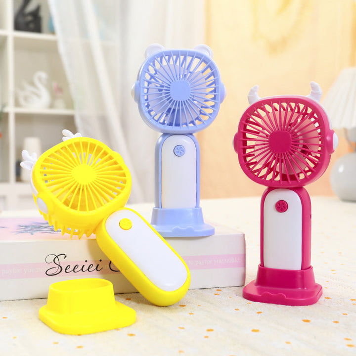 Ladies Portable Hand Fan with Cute Design Stornfield