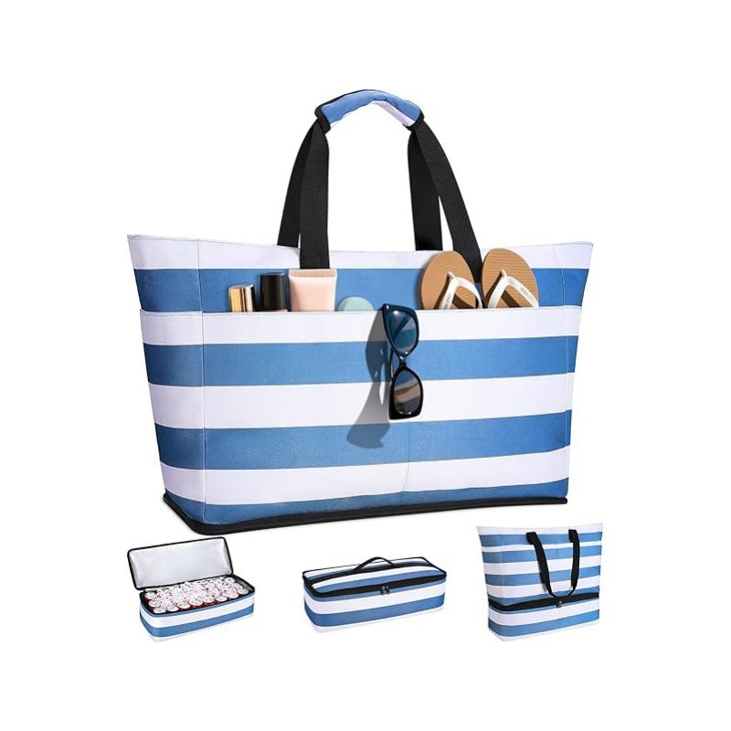 Beach bag with multiple compartments Stornfield
