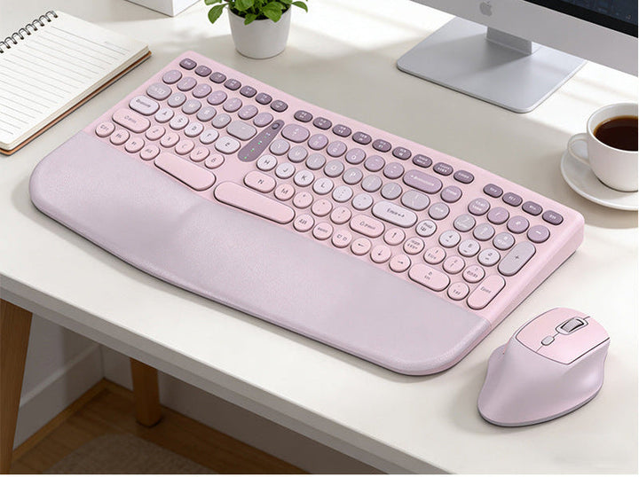 Ergonomic Wireless Keyboard and Mouse Combo Stornfield
