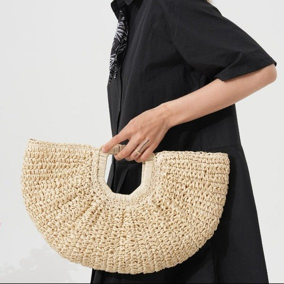 Designer Bast handbag with unique cut Stornfield