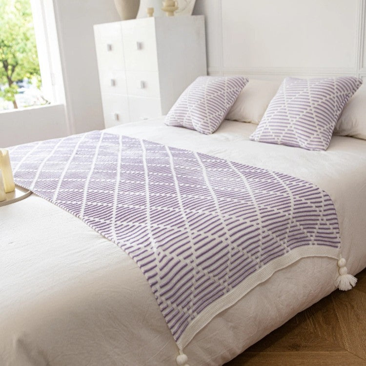 Decorative Knit Throw Blanket