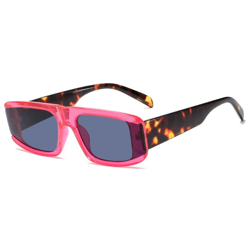 Women's fashionable sunglasses with futuristic design and transparent frame Stornfield
