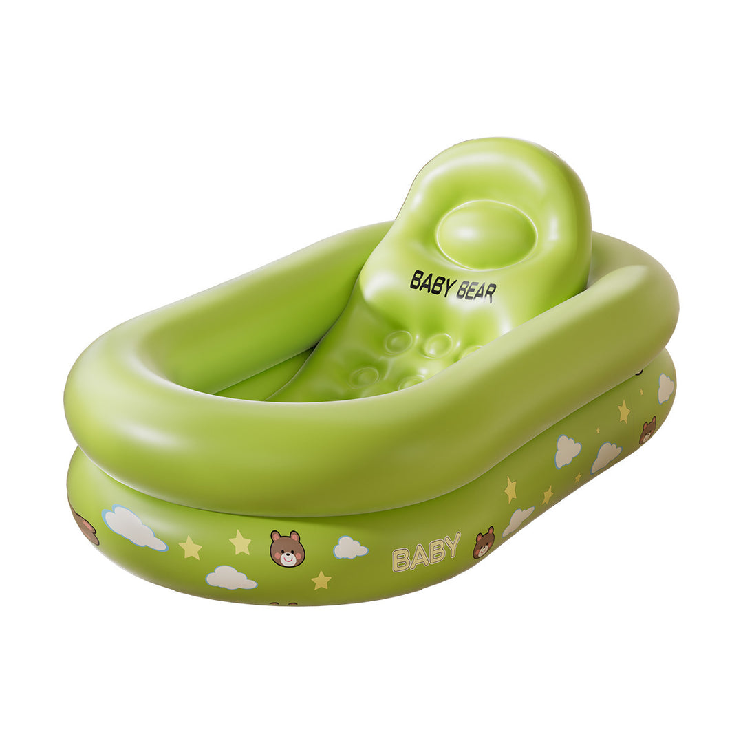 Women Inflatable Baby Bathtub with Ergonomic Design Stornfield