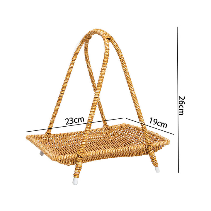 Decorative Woven Serving Tray Stornfield