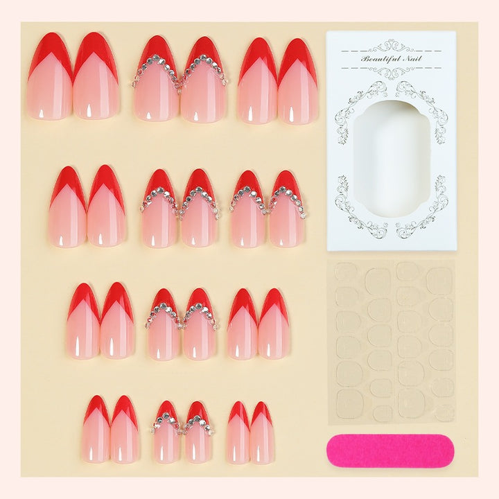 Artificial nail set with decorative accents Stornfield