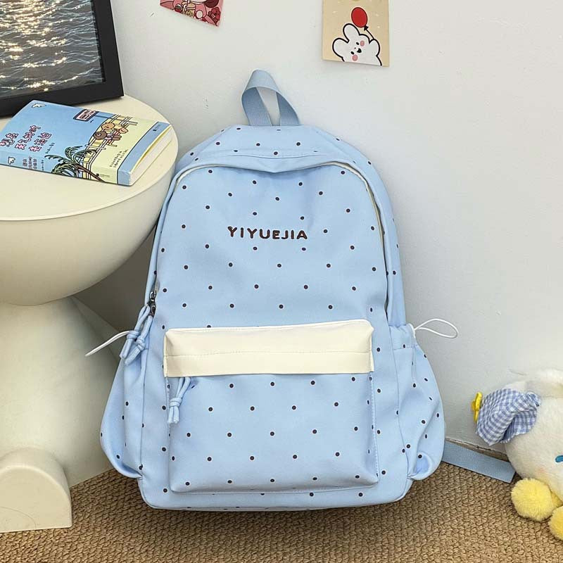 Casual Polka Dot Backpack Stornfield