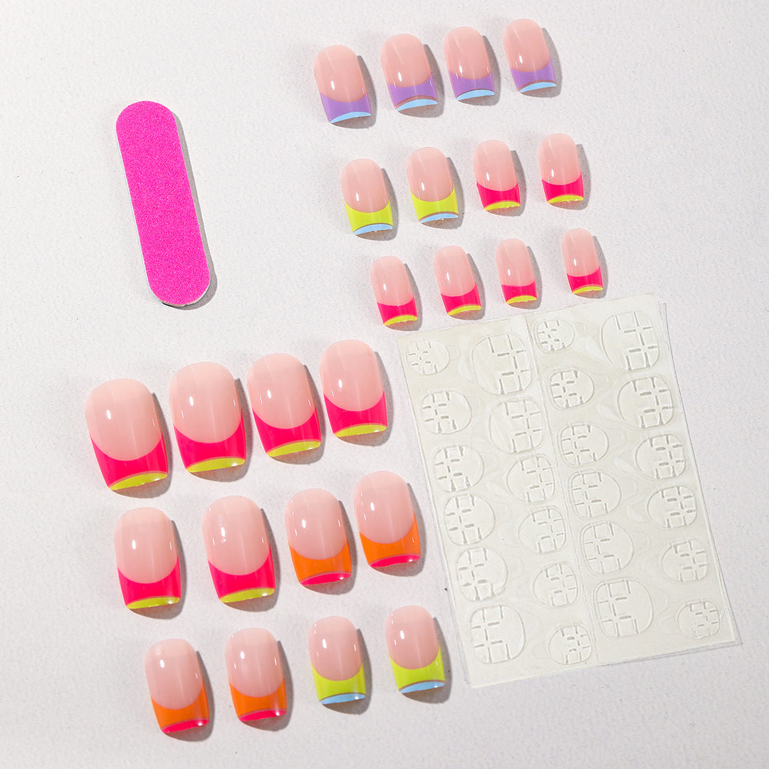 Artistic Gradient Nail Art Extensions Stornfield