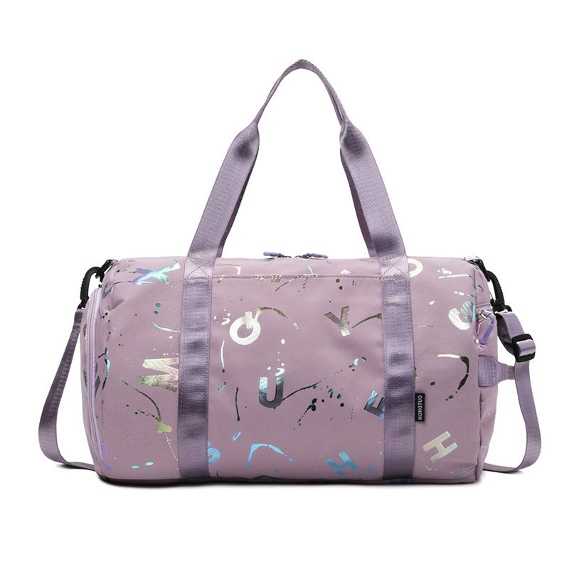 Stylish Letter Print Sports Duffel
