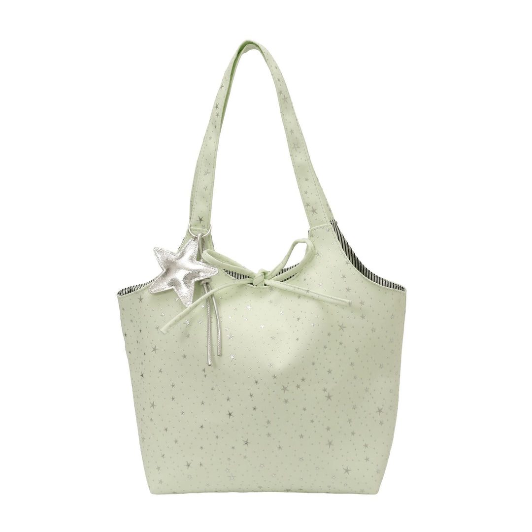 Stylish Multi-Pocket Canvas Tote Bag