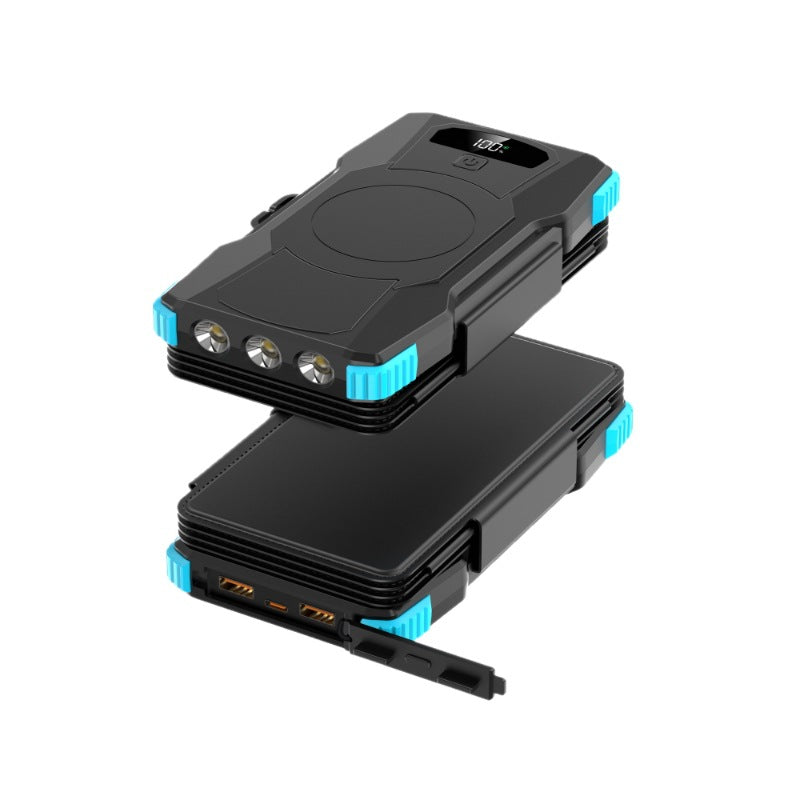 High-performance solar power bank with integrated LED lighting Stornfield