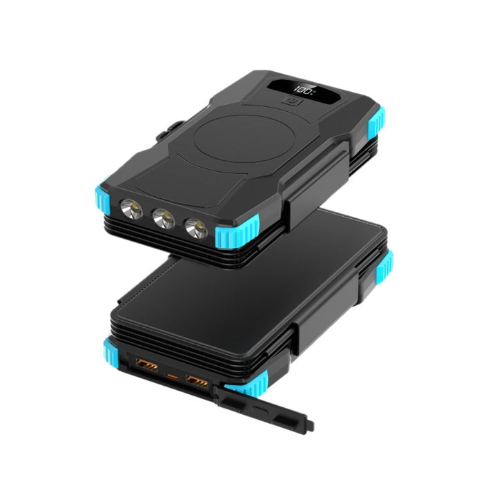 High-performance solar power bank with integrated LED lighting Stornfield