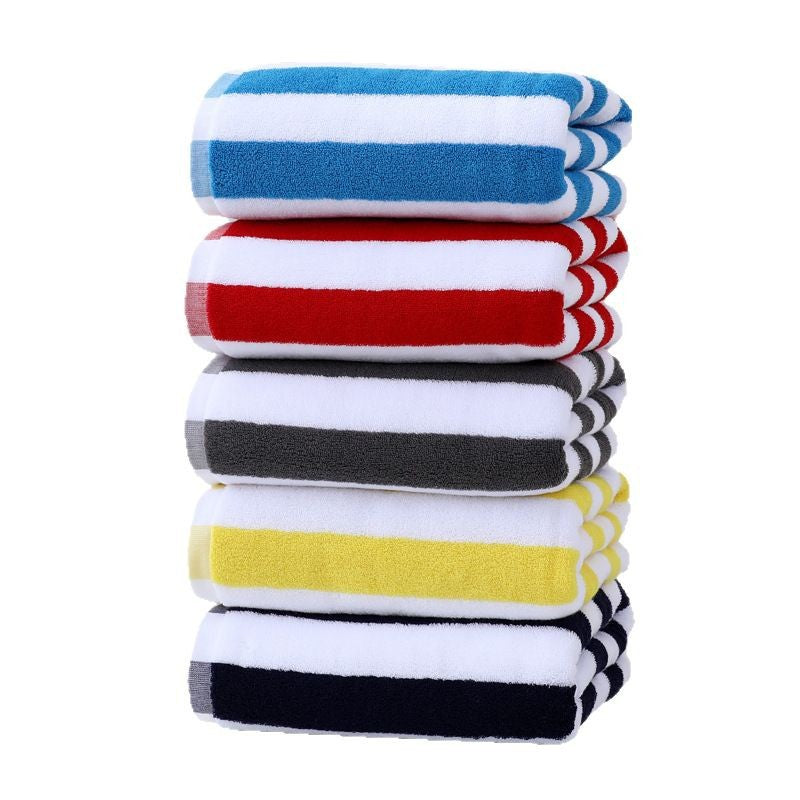 Terry Bath Towel With Vivid Stripe Pattern Stornfield