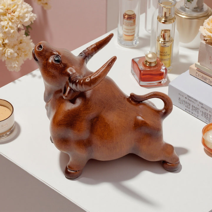 Decorative bull figure made of high-quality resin Stornfield
