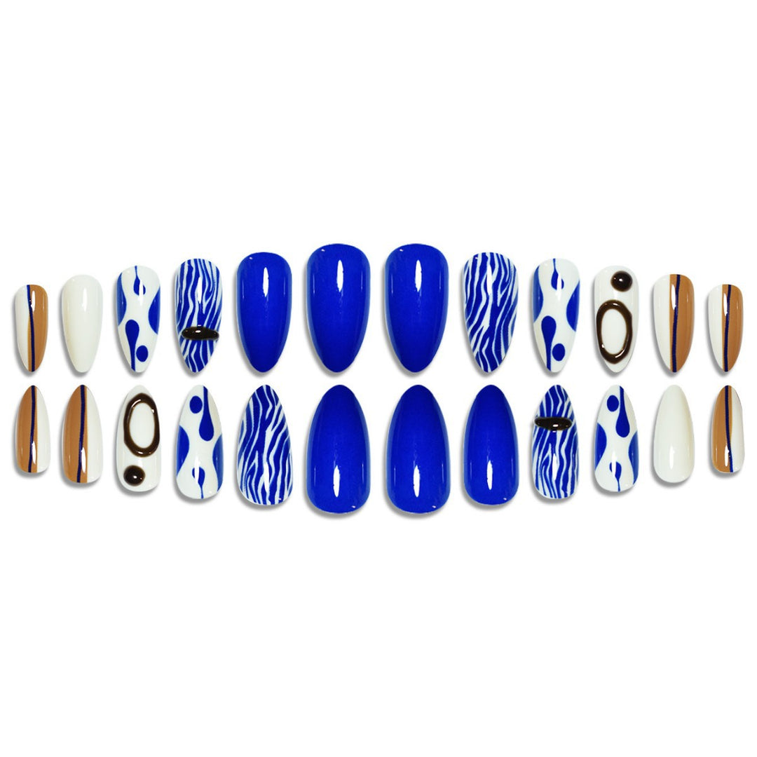 Artistic Decorative Press-On Nail Enhancements Stornfield