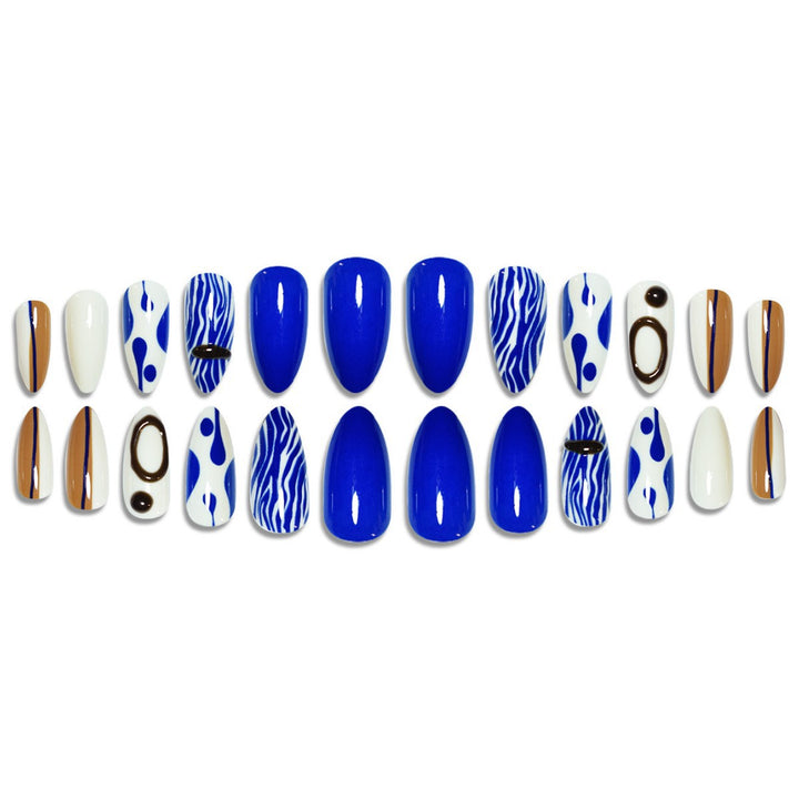 Artistic Decorative Press-On Nail Enhancements Stornfield