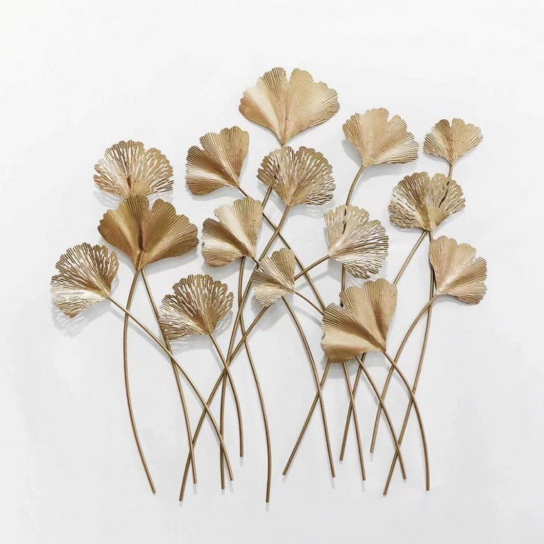 Elegant Leaf-Inspired Metal Wall Art Stornfield