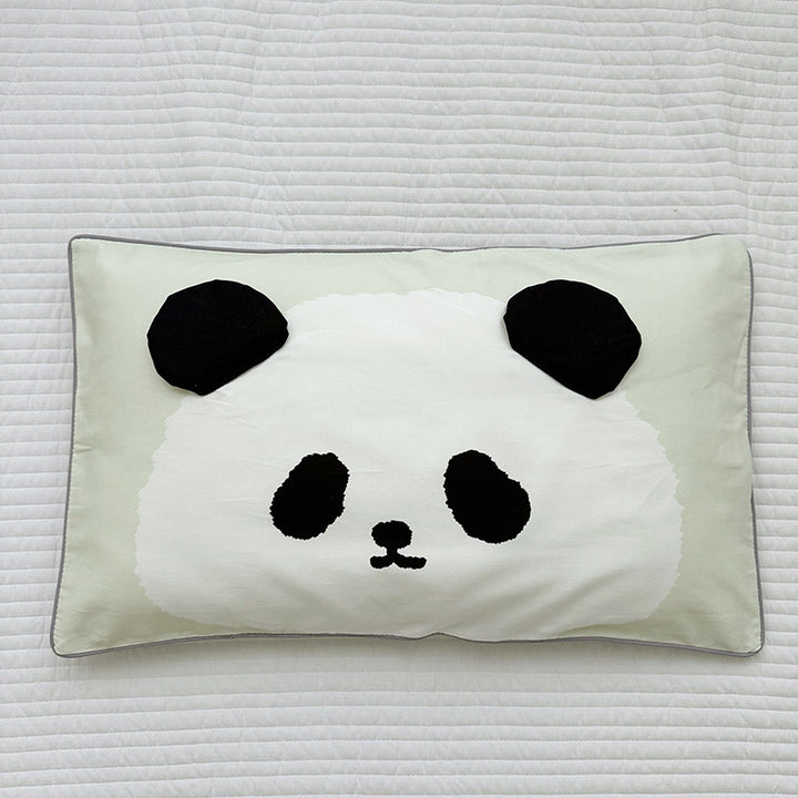 Plush Decorative Lion-Shaped Bed Pillow for with Corner Teether Accent