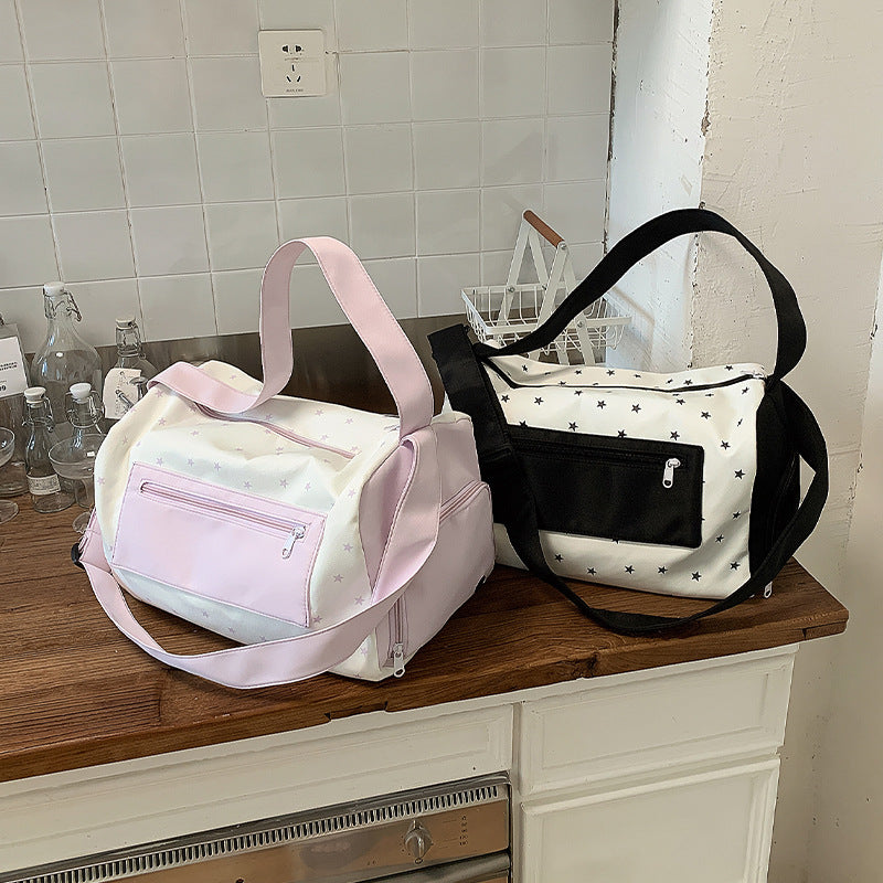 Sporty shoulder bag with practical slip pockets Stornfield