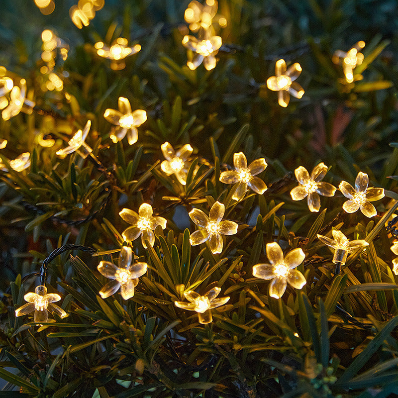 Decorative Snowflake LED String Lights Battery Powered Indoor Outdoor Fairy Stornfield
