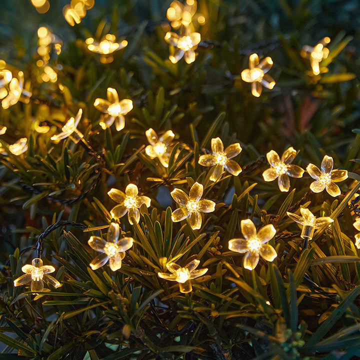 Decorative Snowflake LED String Lights Battery Powered Indoor Outdoor Fairy Stornfield