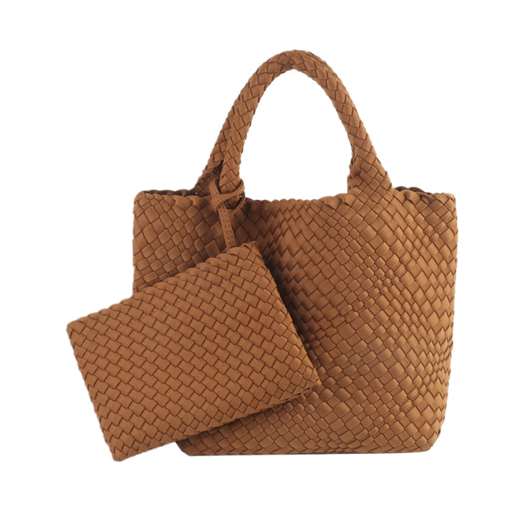 Braided Handbag with Removable Clutch Stornfield
