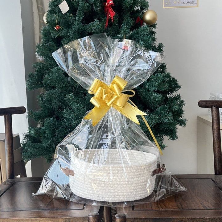 Women Gift Basket made of braided material Stornfield