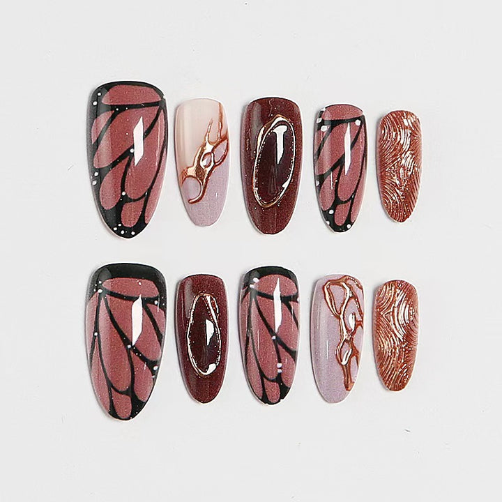 Creative nail design with artistic decorations Stornfield