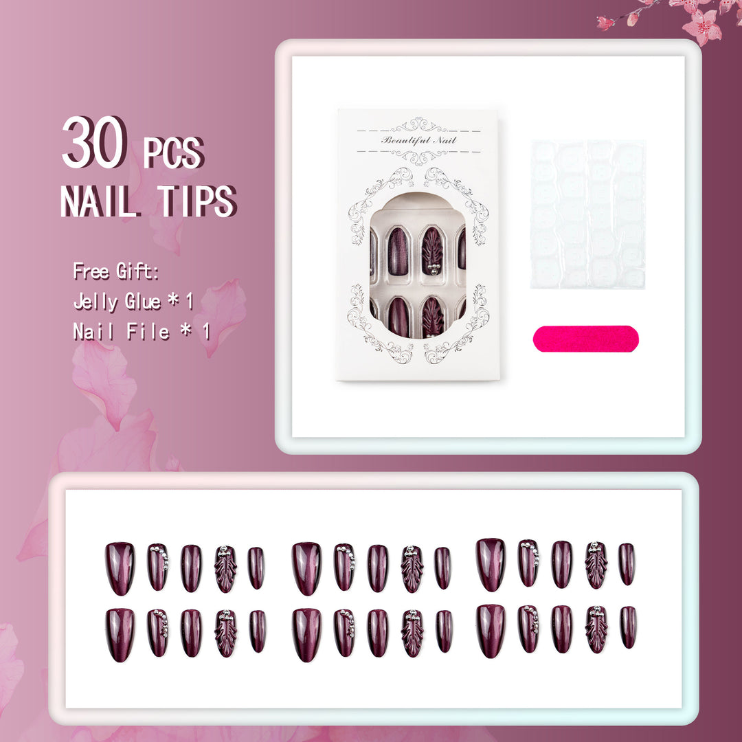 Glamorous High Gloss Artificial Nails Stornfield