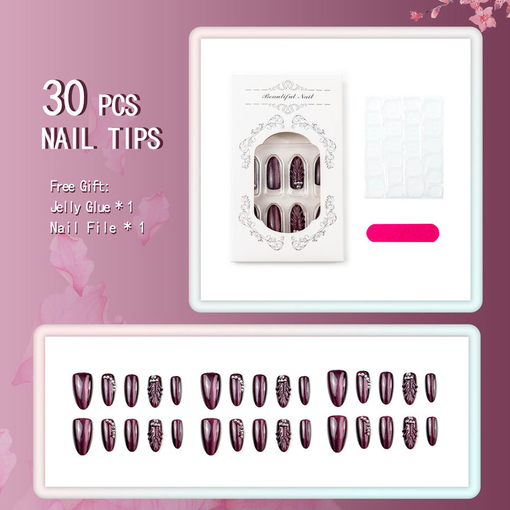 Glamorous High Gloss Artificial Nails Stornfield