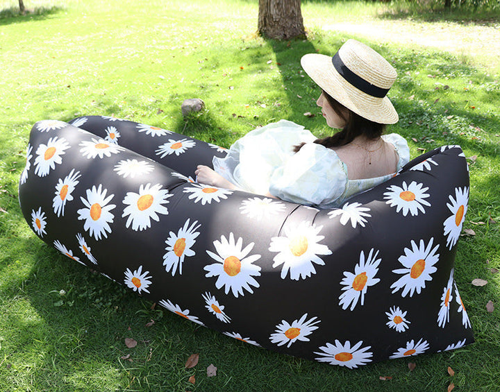 inflatable outdoor air lounger with heavy-duty oxford fabric and rapid-fill valve Stornfield
