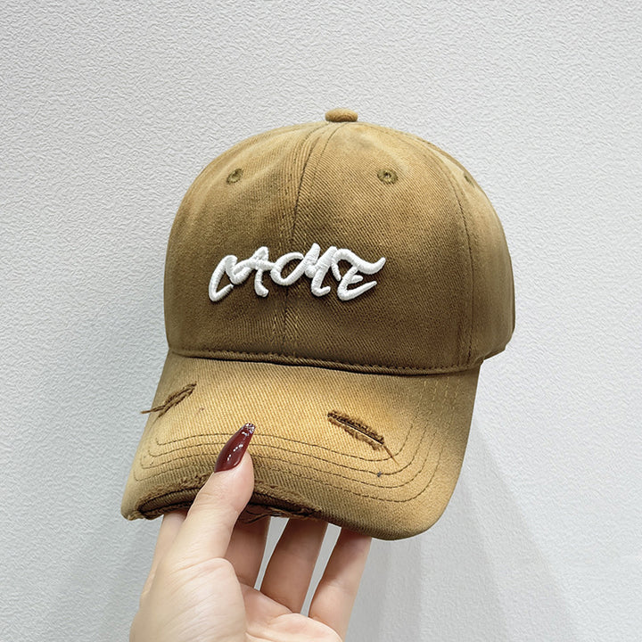 Men's Distressed Front Embroidered Baseball Cap Stornfield
