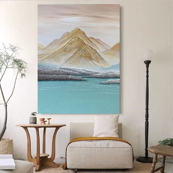 Abstract Mountain Landscape Wall Art