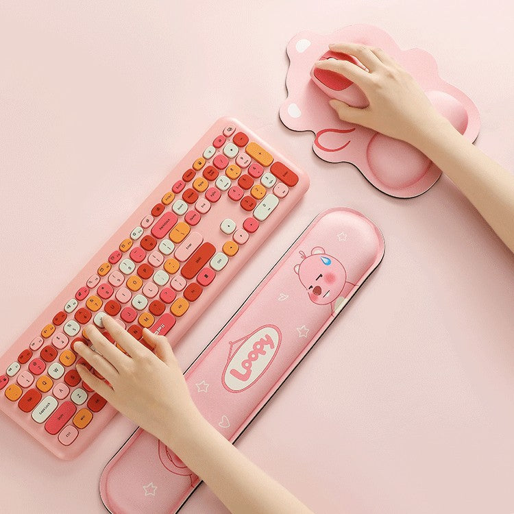 Cute Cartoon Bear-Themed Mouse Pad